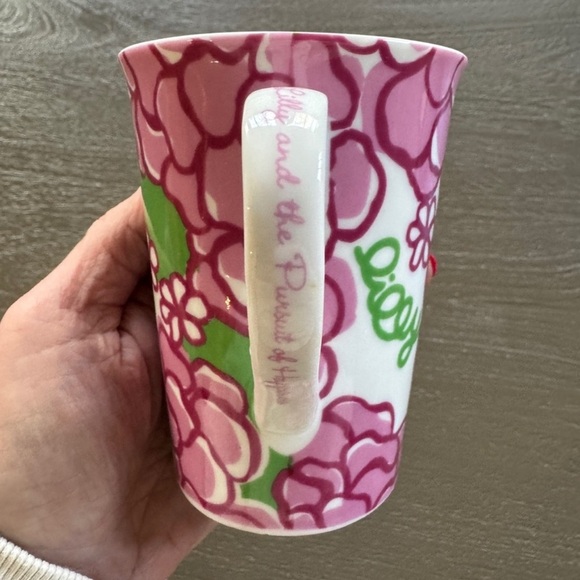 Set of Two - Lilly Pulitzer "Life Lilly and the Pursuit of Happiness" Mug - Picture 2 of 3